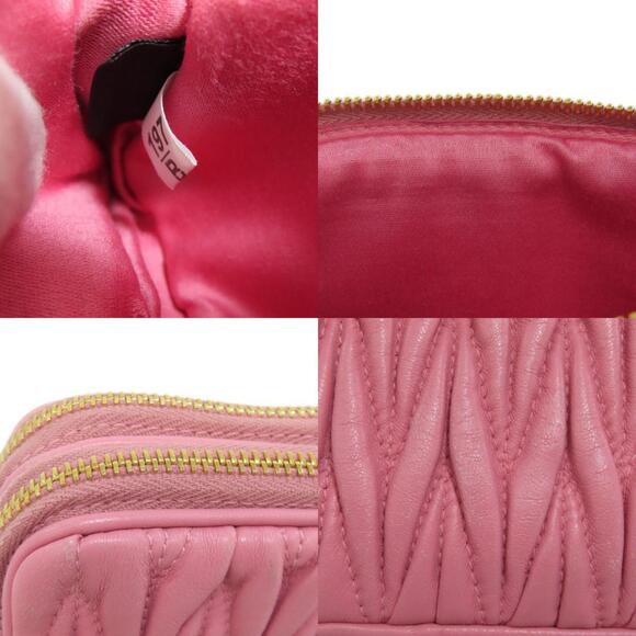 Miu Miu Miu Matelasse Pouch Leather Women's MIUMIU Bags